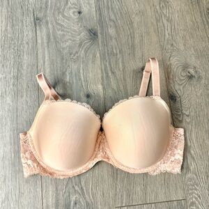 Victoria's Secret Cream Lace Trim Bra